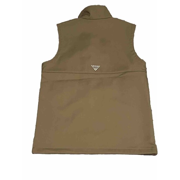 New Columbia PHG Hunting Vest  Tan and Camo Camouflage Mens Small - Picture 2 of 5